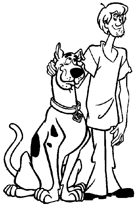 Dibujo para colorear: Scooby doo (Dibujos animados) #31504 - Dibujos para Colorear e Imprimir Gratis