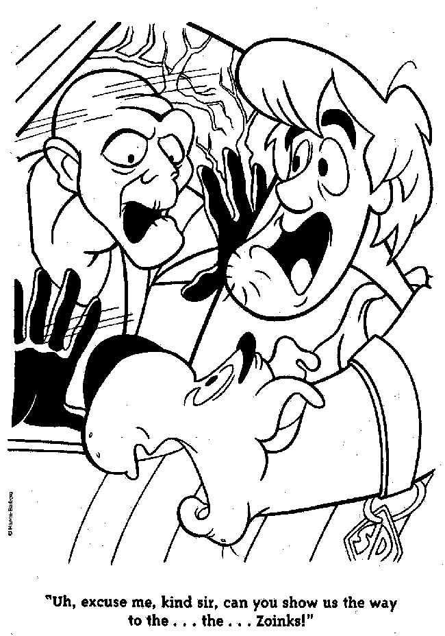 Dibujo para colorear: Scooby doo (Dibujos animados) #31515 - Dibujos para Colorear e Imprimir Gratis