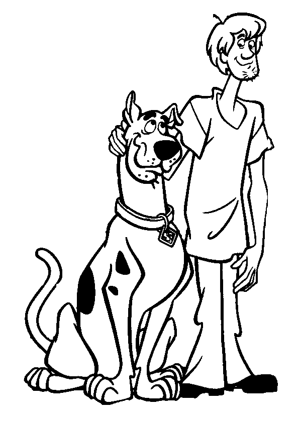 Dibujo para colorear: Scooby doo (Dibujos animados) #31524 - Dibujos para Colorear e Imprimir Gratis