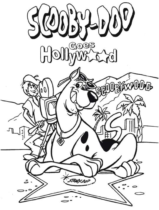 Dibujo para colorear: Scooby doo (Dibujos animados) #31545 - Dibujos para Colorear e Imprimir Gratis