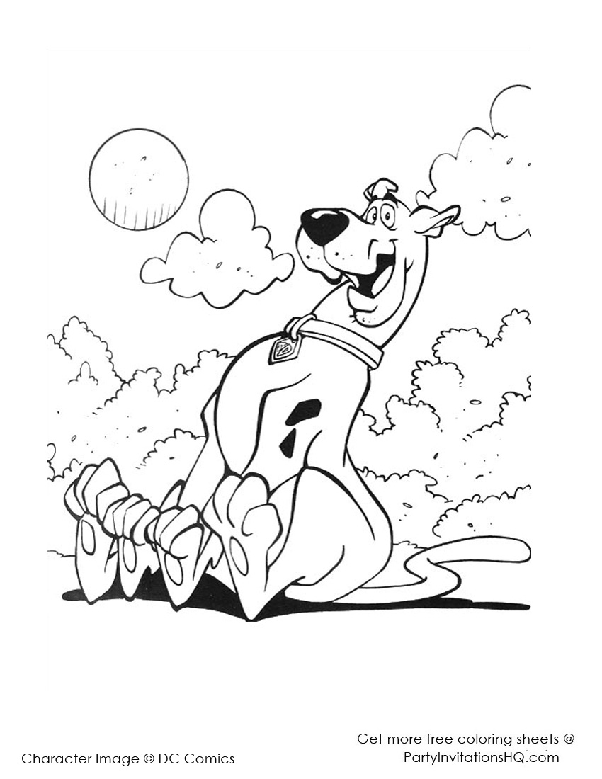 Dibujo para colorear: Scooby doo (Dibujos animados) #31555 - Dibujos para Colorear e Imprimir Gratis