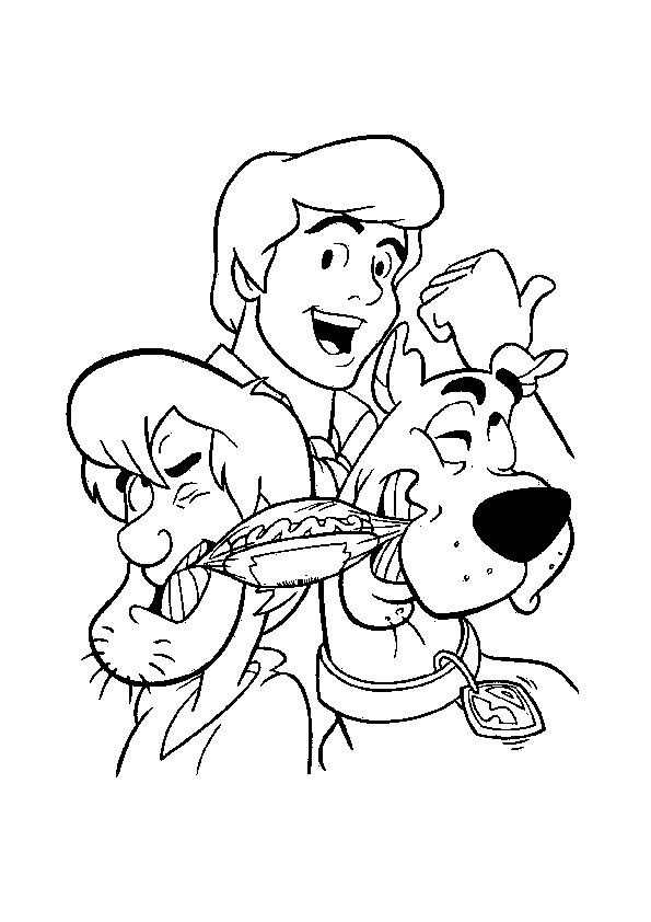 Dibujo para colorear: Scooby doo (Dibujos animados) #31558 - Dibujos para Colorear e Imprimir Gratis