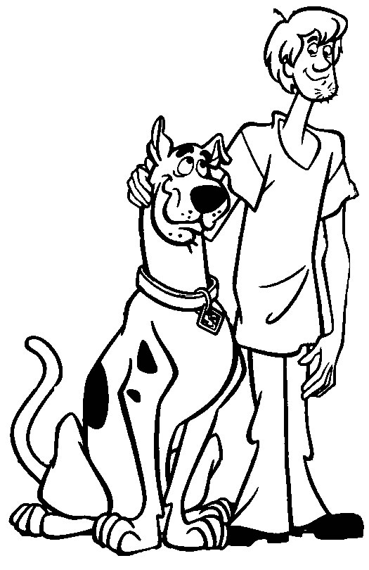 Dibujo para colorear: Scooby doo (Dibujos animados) #31559 - Dibujos para Colorear e Imprimir Gratis