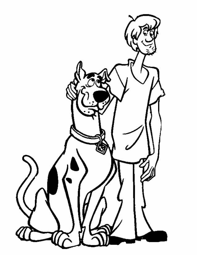 Dibujo para colorear: Scooby doo (Dibujos animados) #31577 - Dibujos para Colorear e Imprimir Gratis