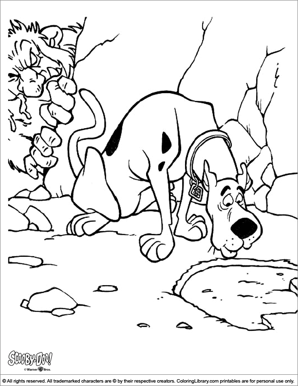 Dibujo para colorear: Scooby doo (Dibujos animados) #31584 - Dibujos para Colorear e Imprimir Gratis