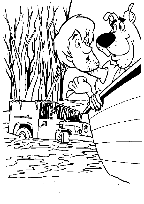 Dibujo para colorear: Scooby doo (Dibujos animados) #31598 - Dibujos para Colorear e Imprimir Gratis