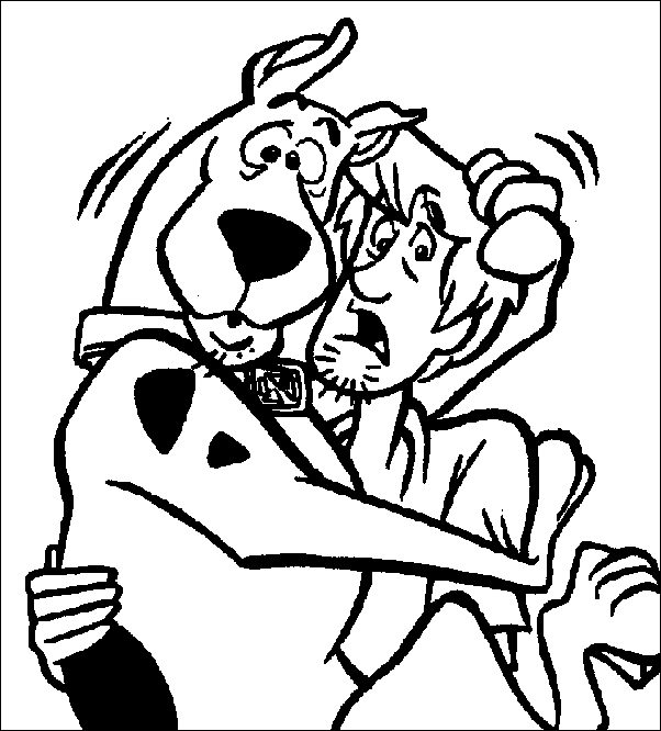 Dibujo para colorear: Scooby doo (Dibujos animados) #31602 - Dibujos para Colorear e Imprimir Gratis