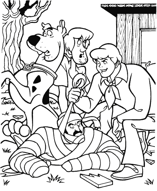Dibujo para colorear: Scooby doo (Dibujos animados) #31604 - Dibujos para Colorear e Imprimir Gratis