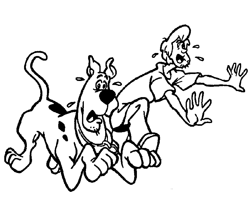 Dibujo para colorear: Scooby doo (Dibujos animados) #31613 - Dibujos para Colorear e Imprimir Gratis