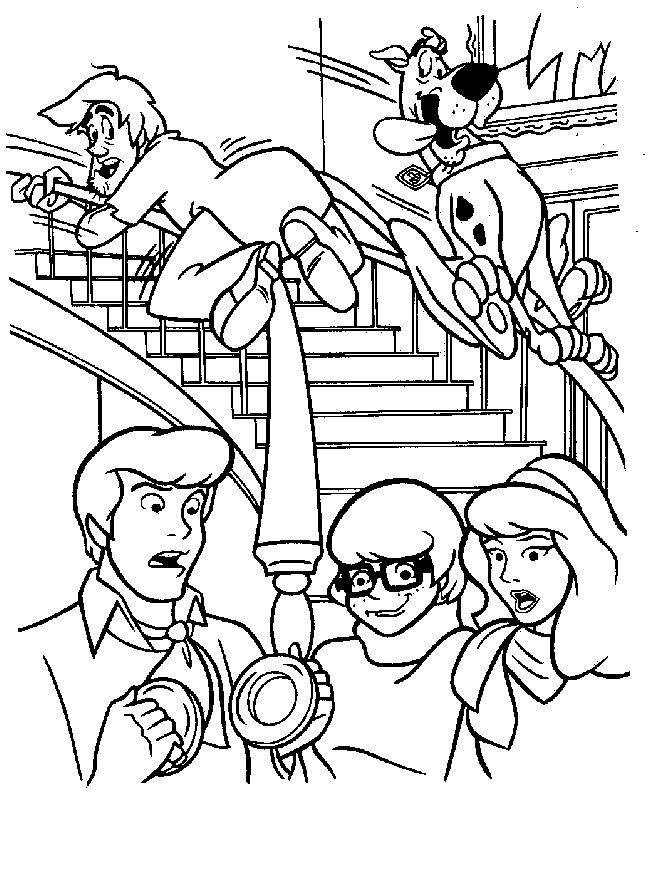 Dibujo para colorear: Scooby doo (Dibujos animados) #31618 - Dibujos para Colorear e Imprimir Gratis