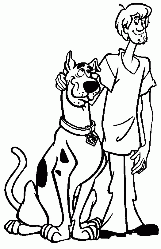 Dibujo para colorear: Scooby doo (Dibujos animados) #31631 - Dibujos para Colorear e Imprimir Gratis