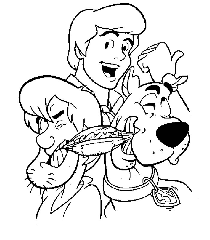 Dibujo para colorear: Scooby doo (Dibujos animados) #31636 - Dibujos para Colorear e Imprimir Gratis