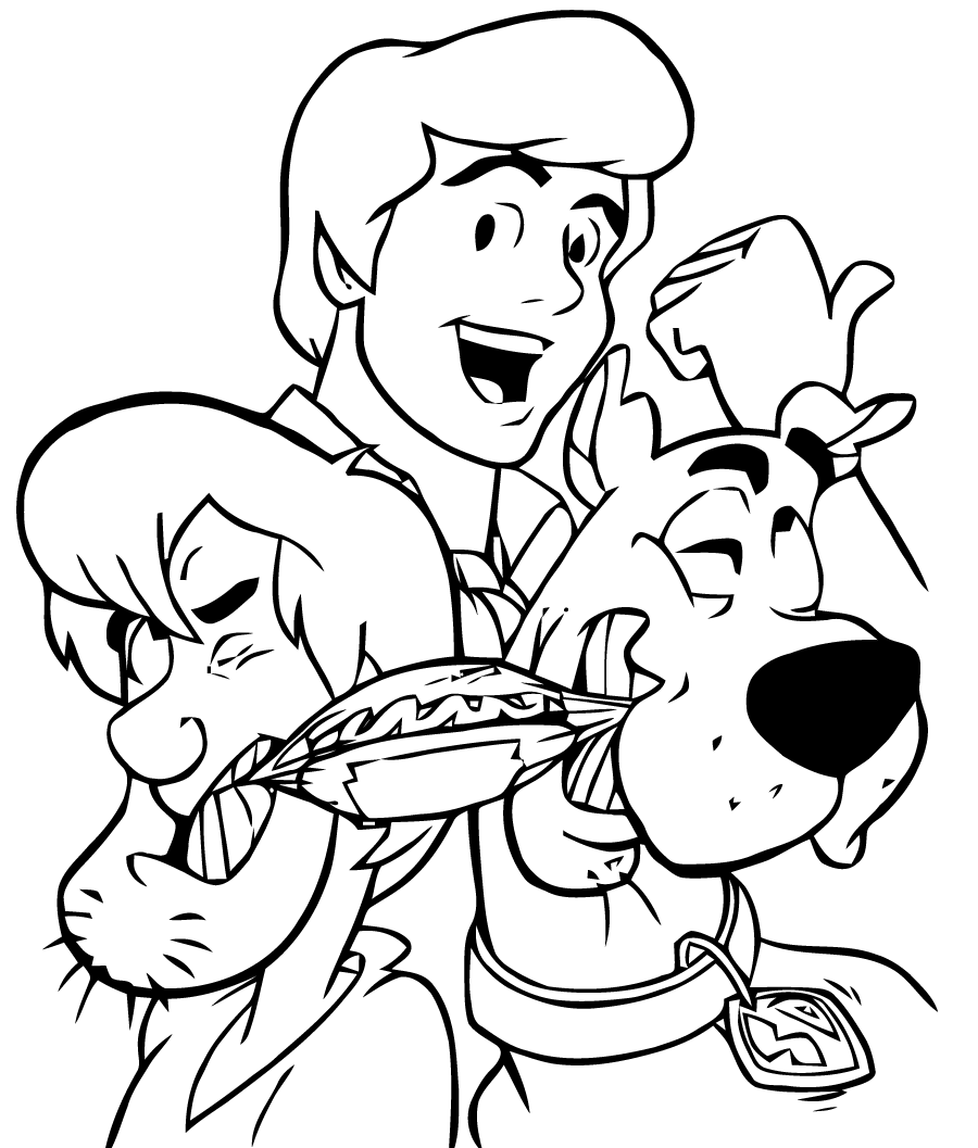 Dibujo para colorear: Scooby doo (Dibujos animados) #31646 - Dibujos para Colorear e Imprimir Gratis