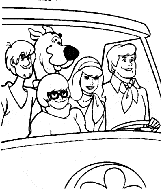 Dibujo para colorear: Scooby doo (Dibujos animados) #31651 - Dibujos para Colorear e Imprimir Gratis