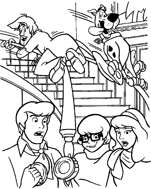 Dibujo para colorear: Scooby doo (Dibujos animados) #31700 - Dibujos para Colorear e Imprimir Gratis