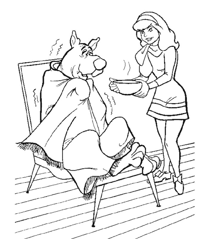 Dibujo para colorear: Scooby doo (Dibujos animados) #31730 - Dibujos para Colorear e Imprimir Gratis