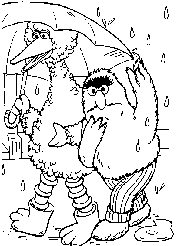 Dibujo para colorear: Sesame street (Dibujos animados) #32070 - Dibujos para Colorear e Imprimir Gratis