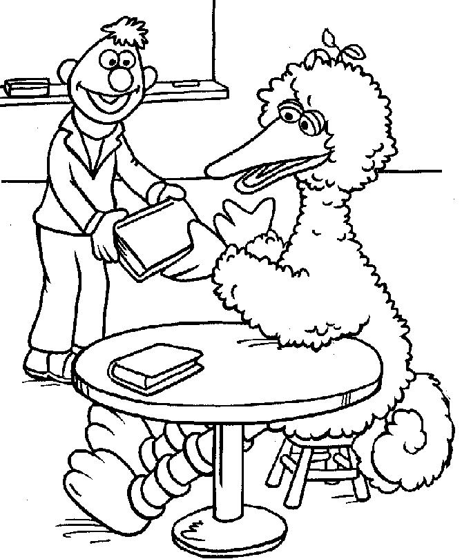 Dibujo para colorear: Sesame street (Dibujos animados) #32075 - Dibujos para Colorear e Imprimir Gratis