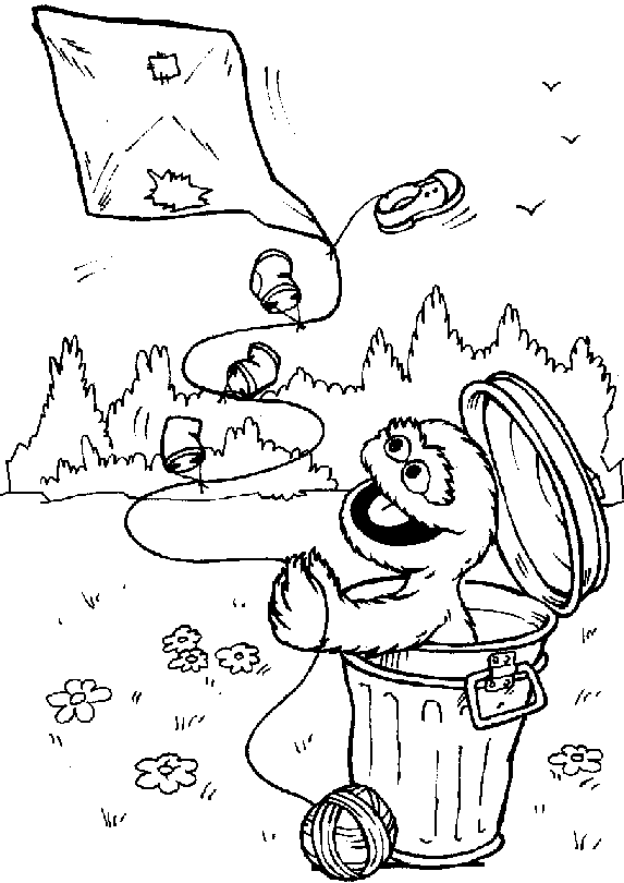 Dibujo para colorear: Sesame street (Dibujos animados) #32090 - Dibujos para Colorear e Imprimir Gratis