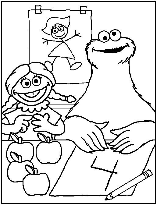 Dibujo para colorear: Sesame street (Dibujos animados) #32092 - Dibujos para Colorear e Imprimir Gratis