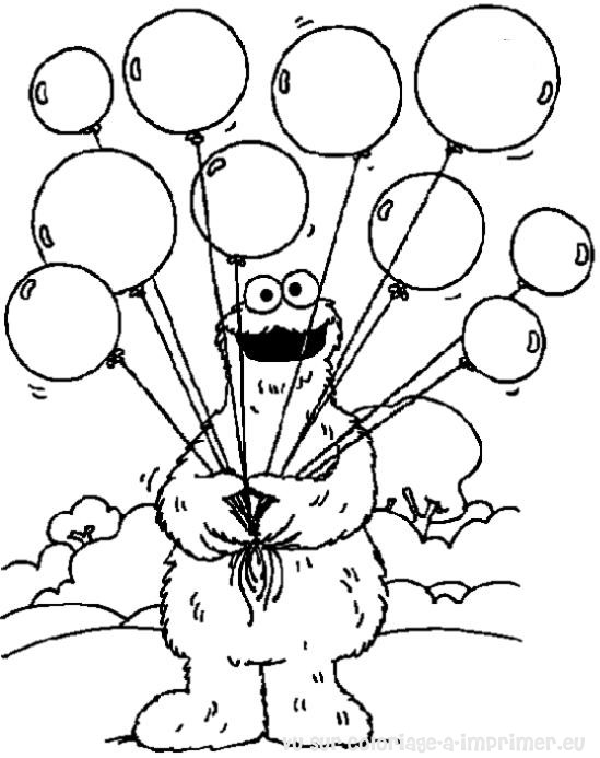 Dibujo para colorear: Sesame street (Dibujos animados) #32095 - Dibujos para Colorear e Imprimir Gratis