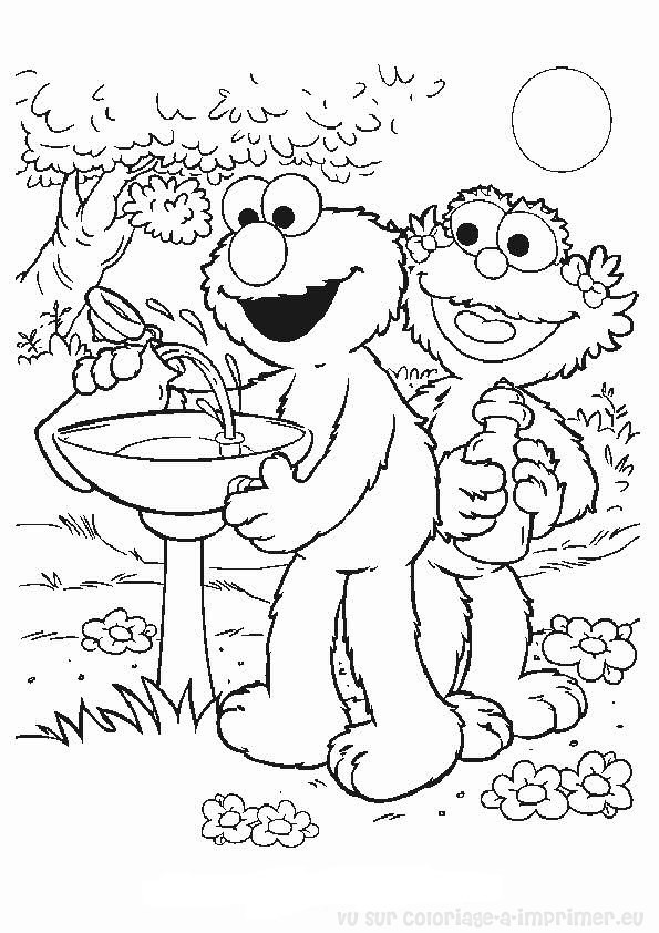 Dibujo para colorear: Sesame street (Dibujos animados) #32096 - Dibujos para Colorear e Imprimir Gratis