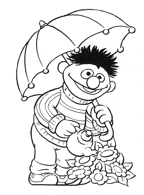 Dibujo para colorear: Sesame street (Dibujos animados) #32104 - Dibujos para Colorear e Imprimir Gratis