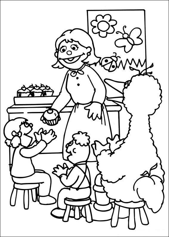 Dibujo para colorear: Sesame street (Dibujos animados) #32114 - Dibujos para Colorear e Imprimir Gratis