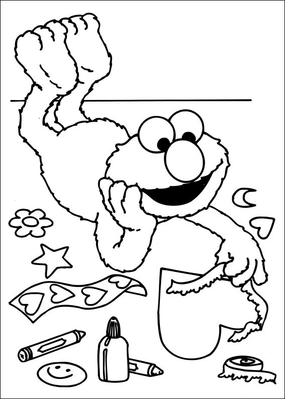 Dibujo para colorear: Sesame street (Dibujos animados) #32115 - Dibujos para Colorear e Imprimir Gratis