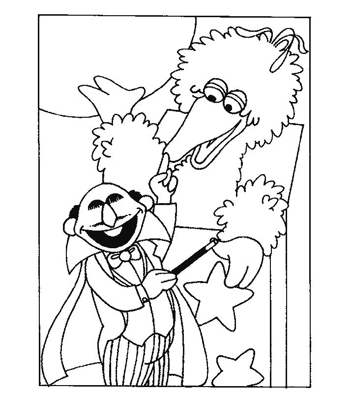 Dibujo para colorear: Sesame street (Dibujos animados) #32153 - Dibujos para Colorear e Imprimir Gratis