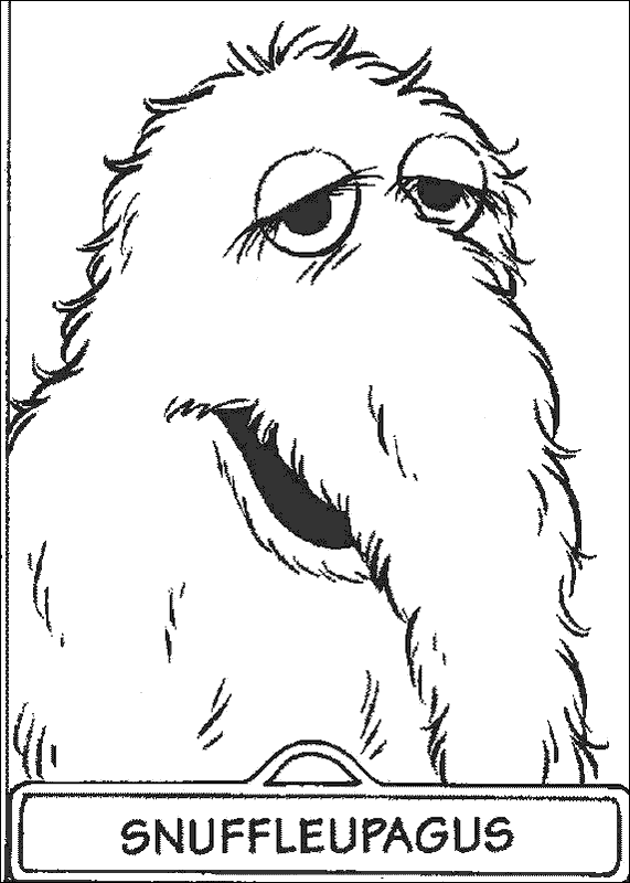 Dibujo para colorear: Sesame street (Dibujos animados) #32178 - Dibujos para Colorear e Imprimir Gratis