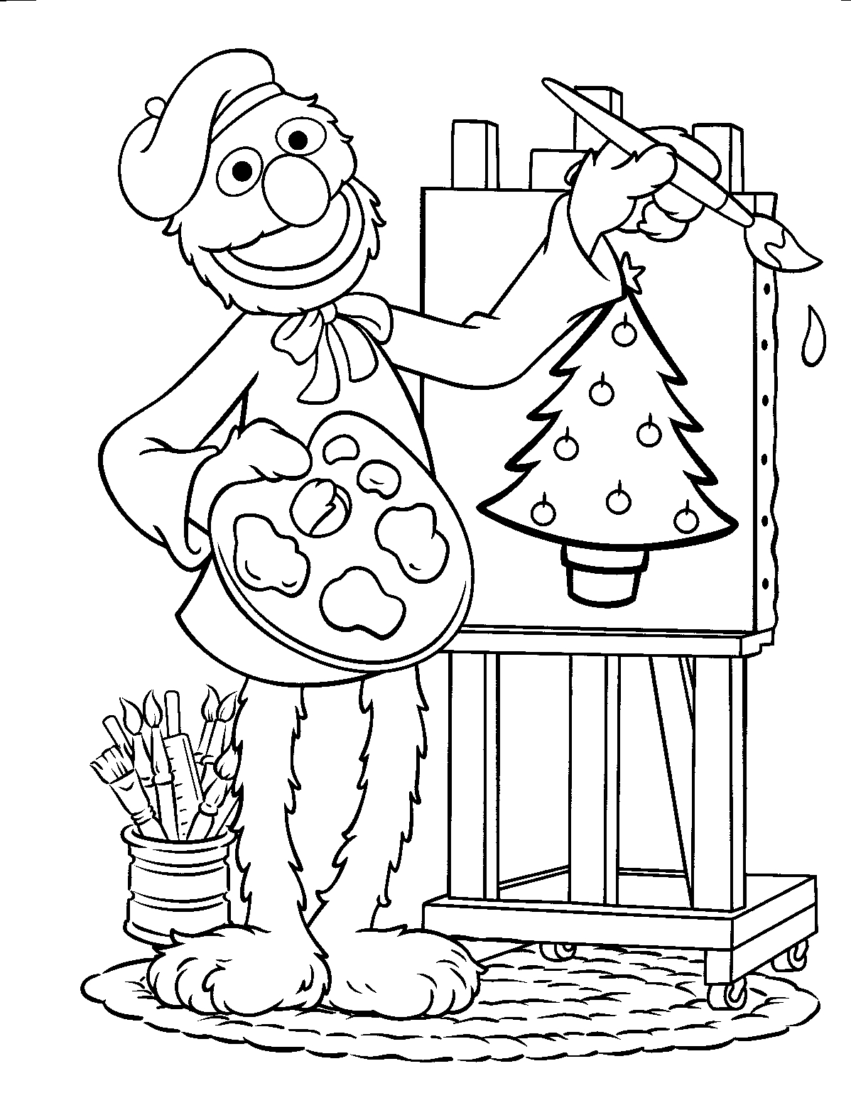 Dibujo para colorear: Sesame street (Dibujos animados) #32227 - Dibujos para Colorear e Imprimir Gratis