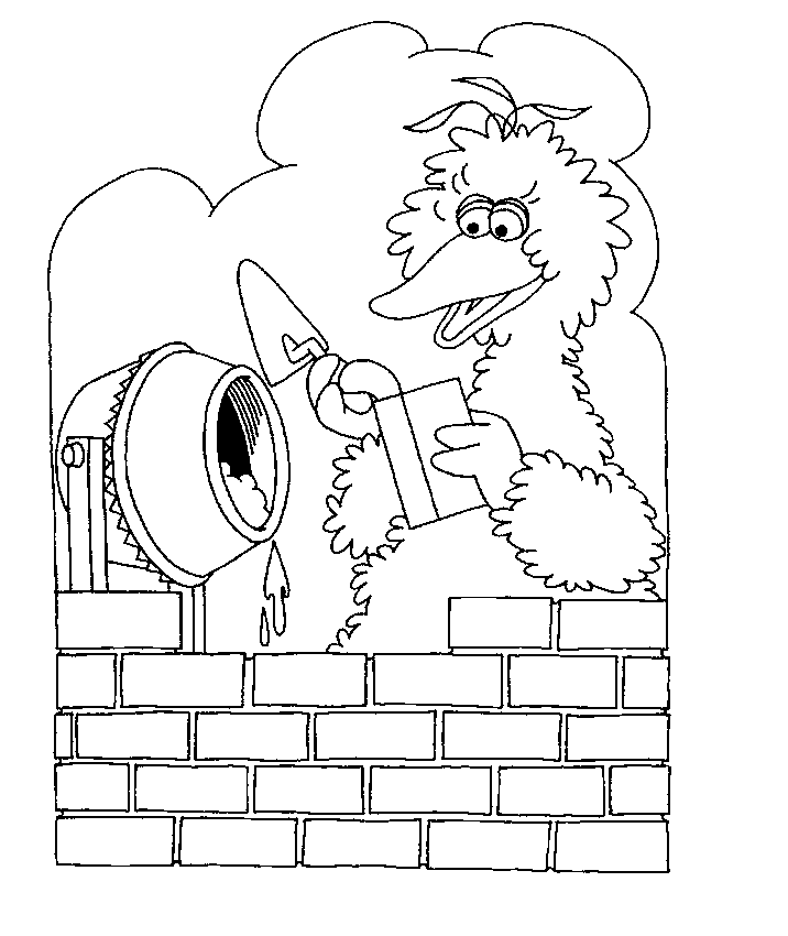 Dibujo para colorear: Sesame street (Dibujos animados) #32266 - Dibujos para Colorear e Imprimir Gratis