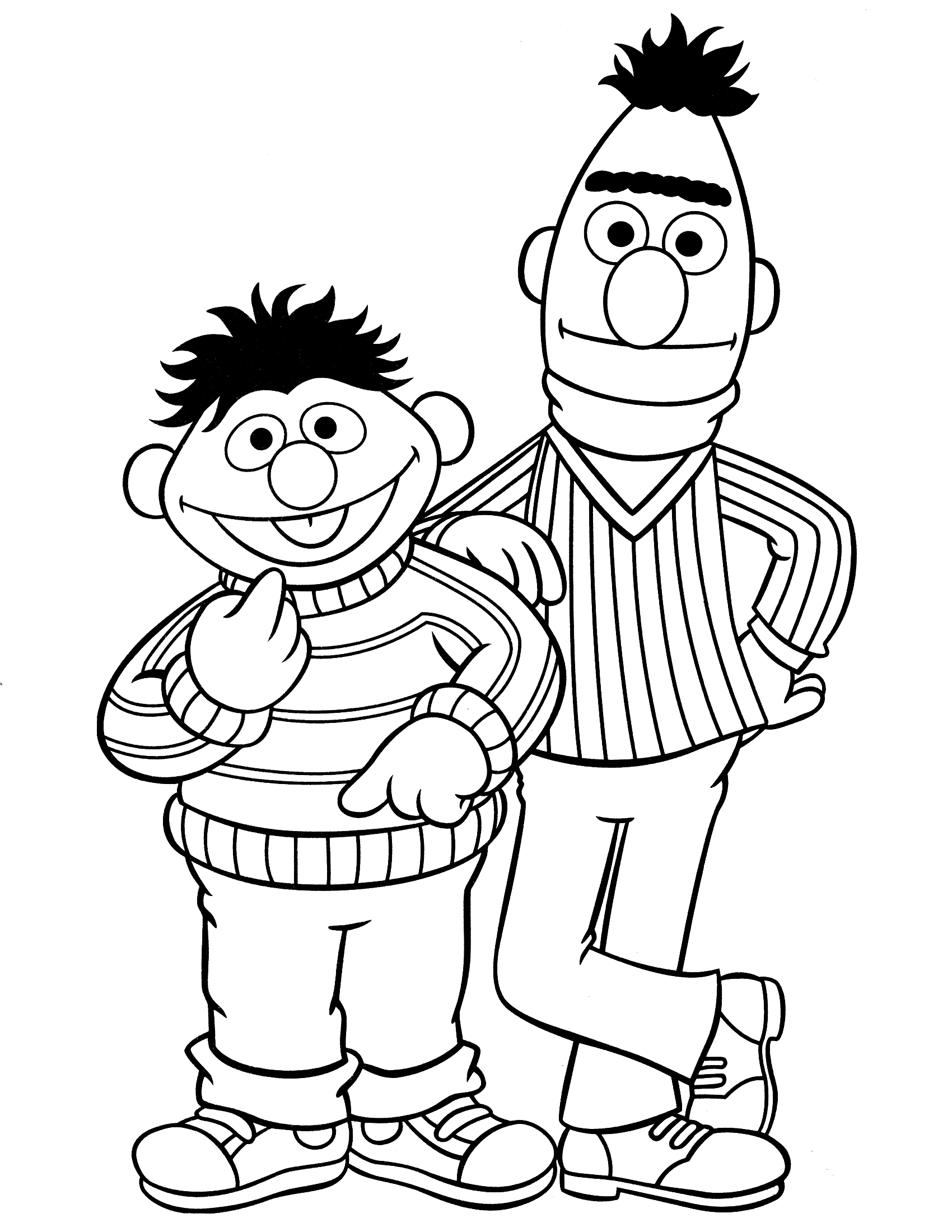 Dibujo para colorear: Sesame street (Dibujos animados) #32280 - Dibujos para Colorear e Imprimir Gratis