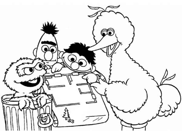 Dibujos de Sesame street #32327 (Dibujos animados) para colorear – Páginas  imprimibles gratis
