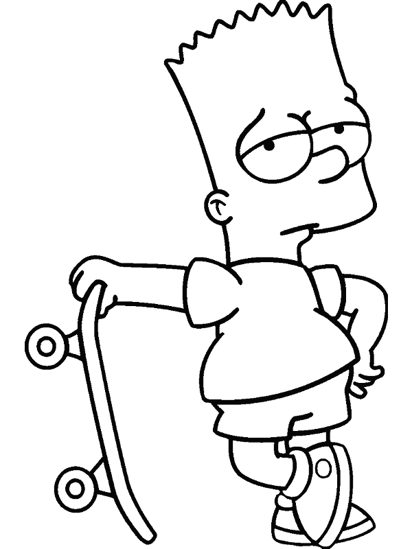 Dibujos de Simpsons #23777 (Dibujos animados) para colorear – Páginas  imprimibles gratis
