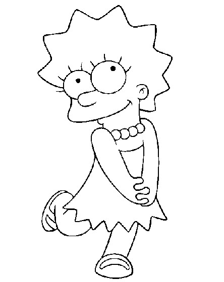 Dibujos de Simpsons #23789 (Dibujos animados) para colorear – Páginas  imprimibles gratis