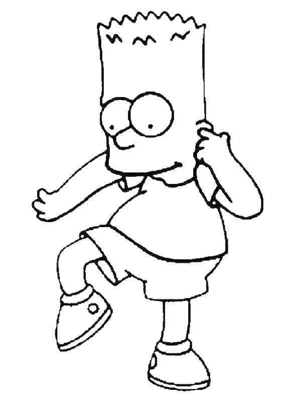 Dibujo para colorear: Simpsons (Dibujos animados) #23809 - Dibujos para Colorear e Imprimir Gratis