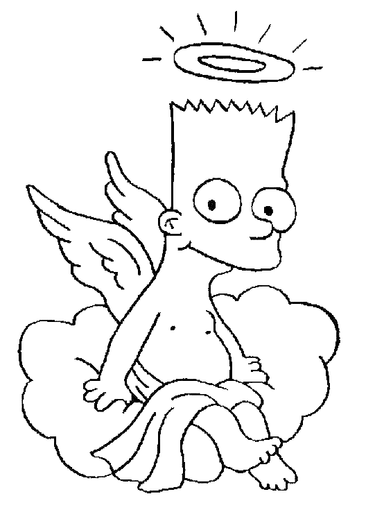 Dibujo para colorear: Simpsons (Dibujos animados) #23827 - Dibujos para Colorear e Imprimir Gratis