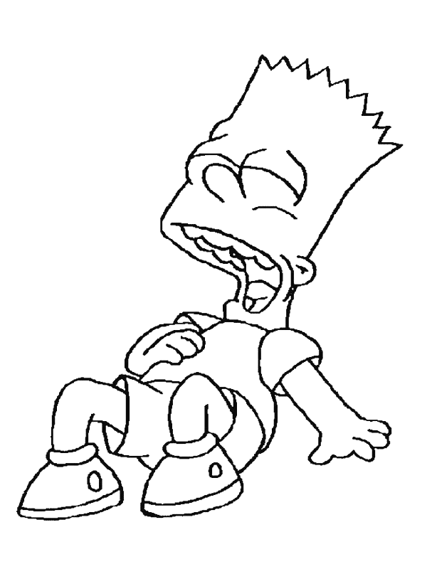 Dibujo para colorear: Simpsons (Dibujos animados) #23831 - Dibujos para Colorear e Imprimir Gratis