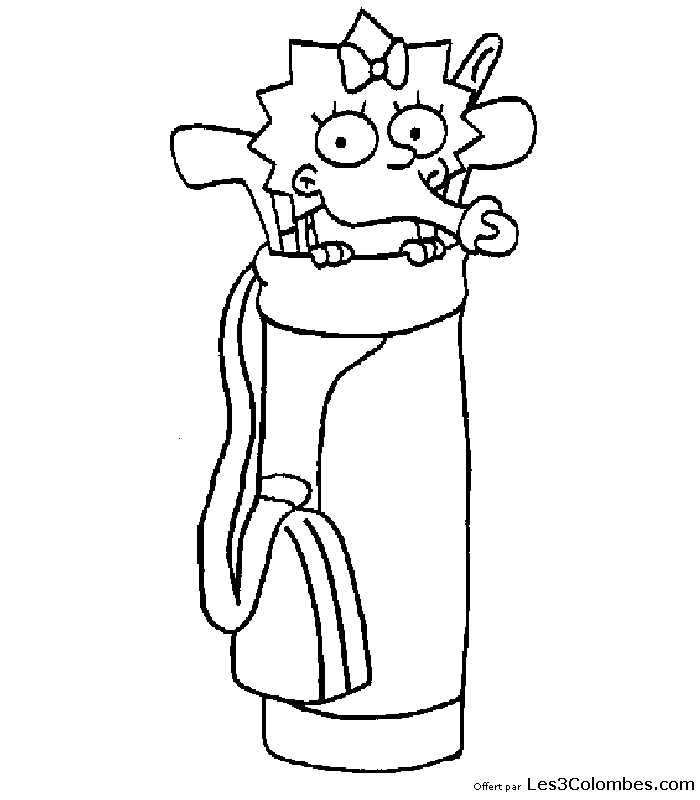 Dibujo para colorear: Simpsons (Dibujos animados) #23839 - Dibujos para Colorear e Imprimir Gratis