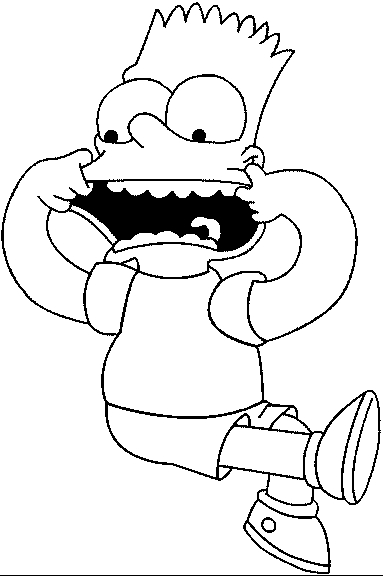 Dibujo para colorear: Simpsons (Dibujos animados) #23852 - Dibujos para Colorear e Imprimir Gratis