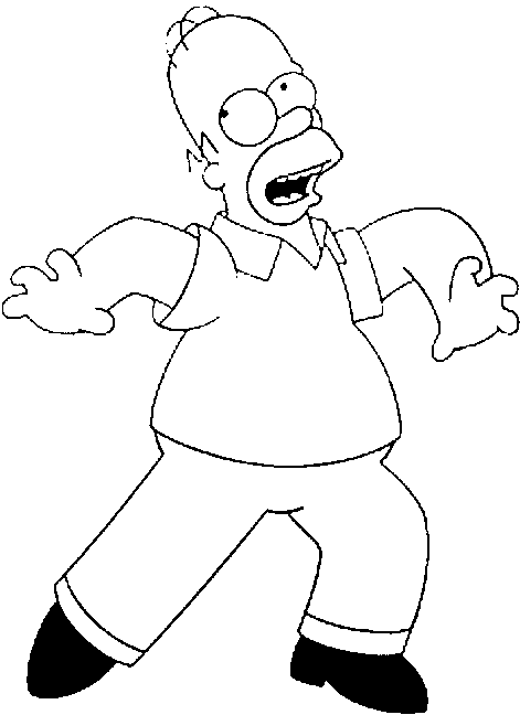 Dibujo para colorear: Simpsons (Dibujos animados) #23862 - Dibujos para Colorear e Imprimir Gratis