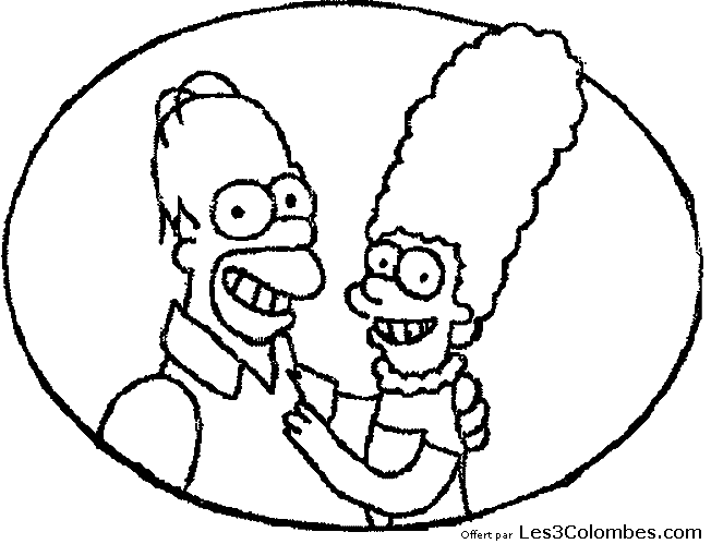 Dibujo para colorear: Simpsons (Dibujos animados) #23870 - Dibujos para Colorear e Imprimir Gratis