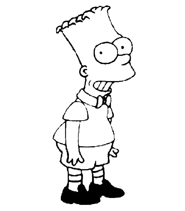 Dibujo para colorear: Simpsons (Dibujos animados) #23886 - Dibujos para Colorear e Imprimir Gratis