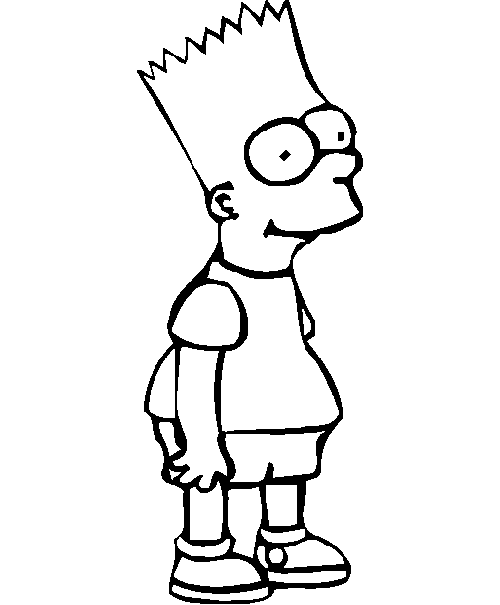 Dibujo para colorear: Simpsons (Dibujos animados) #23889 - Dibujos para Colorear e Imprimir Gratis