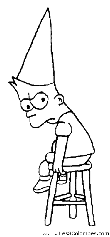 Dibujo para colorear: Simpsons (Dibujos animados) #23901 - Dibujos para Colorear e Imprimir Gratis