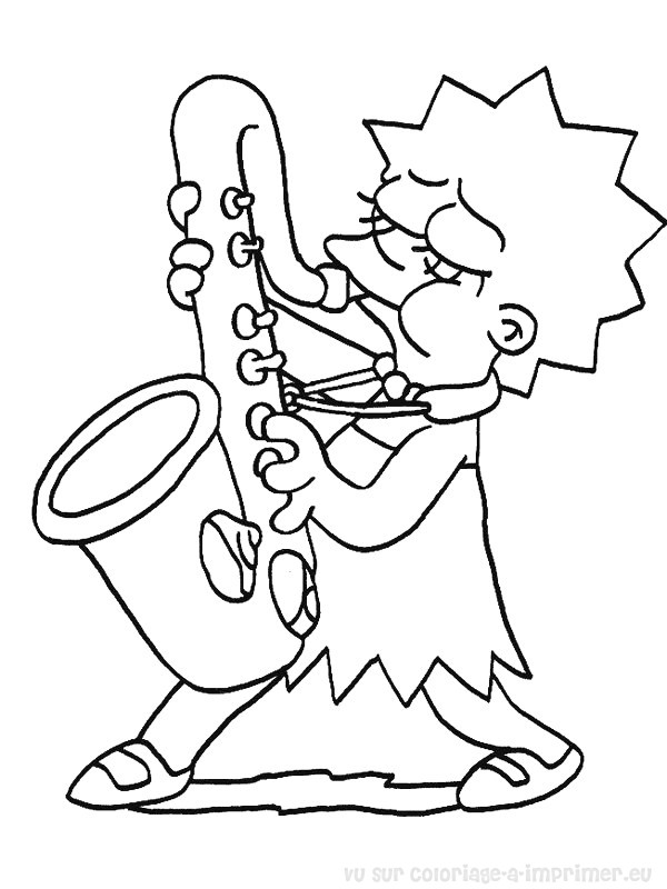Dibujo para colorear: Simpsons (Dibujos animados) #23908 - Dibujos para Colorear e Imprimir Gratis