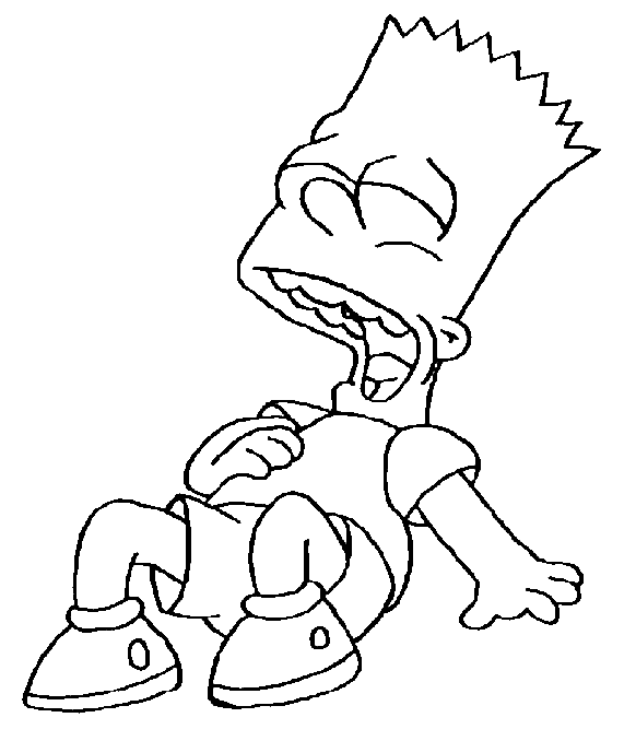 Dibujo para colorear: Simpsons (Dibujos animados) #23920 - Dibujos para Colorear e Imprimir Gratis