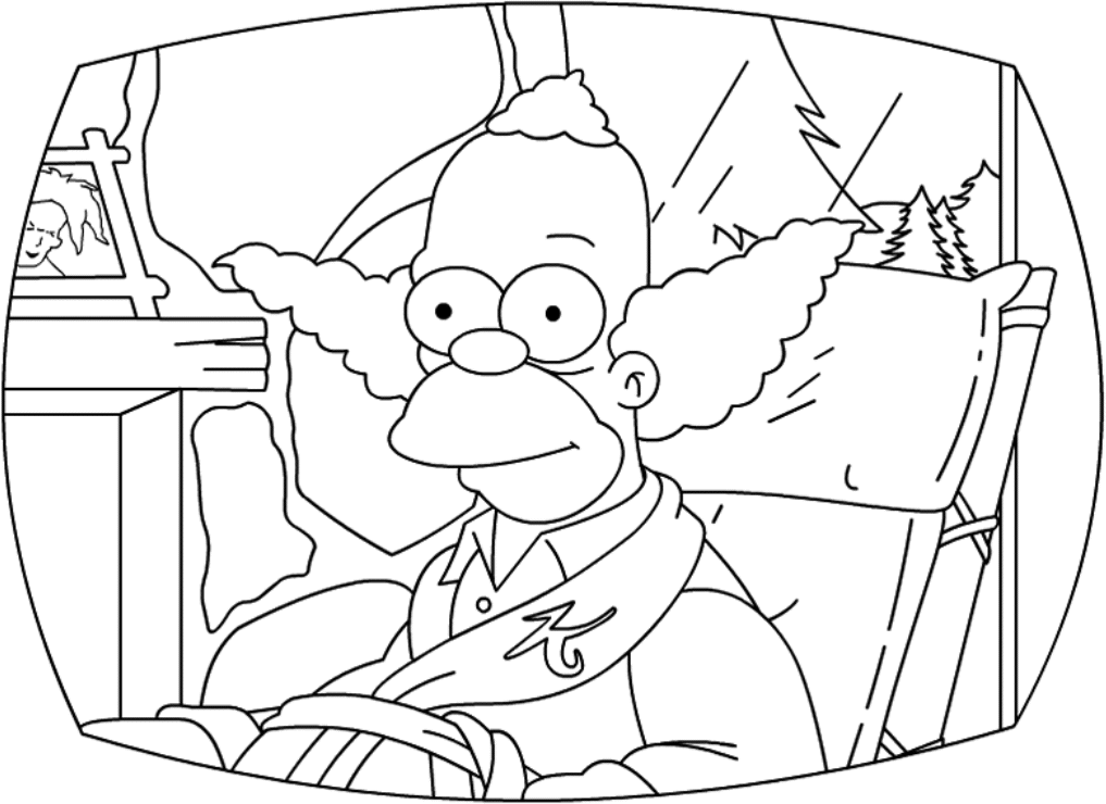 Dibujo para colorear: Simpsons (Dibujos animados) #23921 - Dibujos para Colorear e Imprimir Gratis